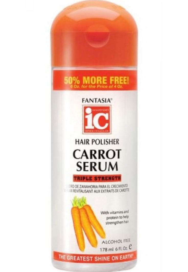 Fantasia IC Hair Polisher Carrot Growth Serum 6oz