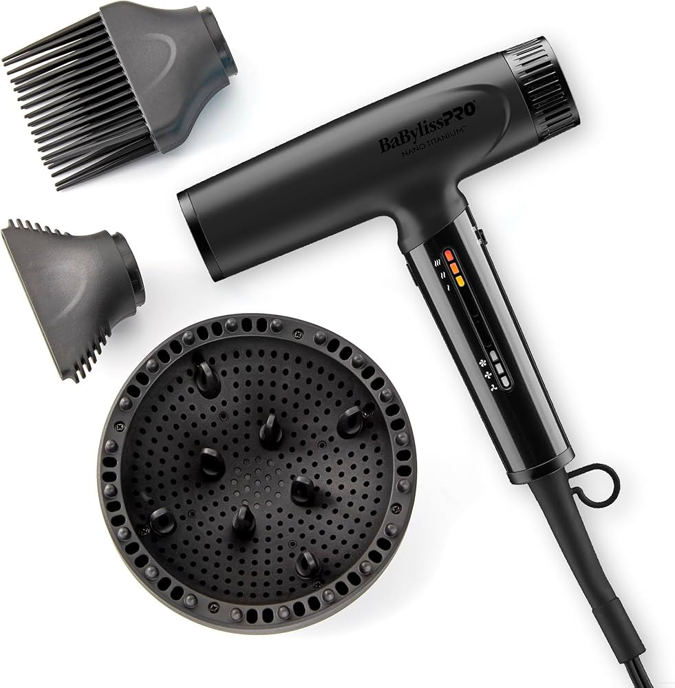 Babyliss PRO nano Titanium Proffesional Nano light Ionic Hair Dryer