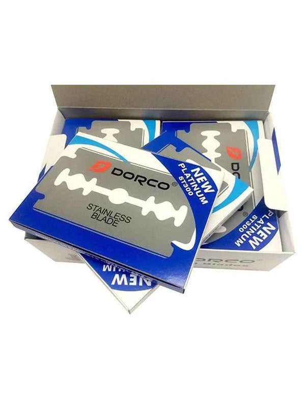Dorco Razors Double Edge Blades (Blue) 100 CT