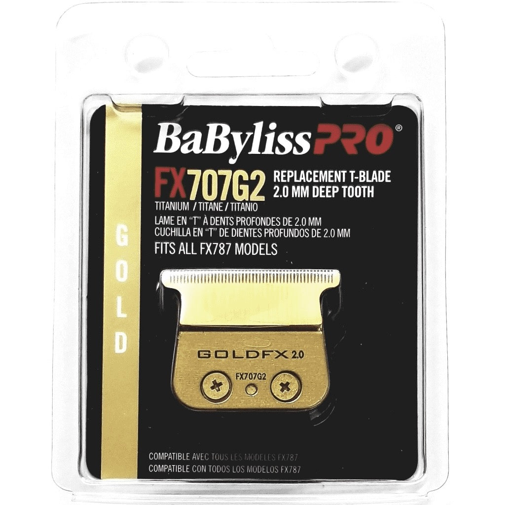 BaBylissPRO Gold FX Titanium Deep Tooth 2.0mm Trimmer Blade