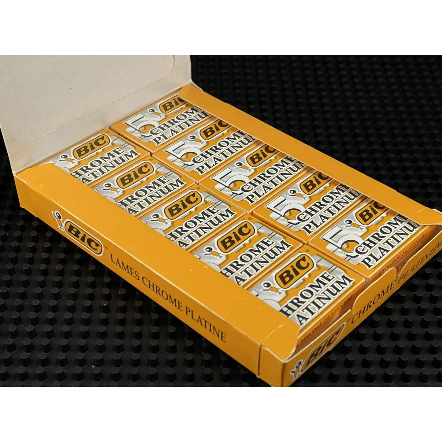 BIC Cuchillas de Afeitar Chrome Platinum Double Edge (de) para Cuchillas Safety - Pack de 100 Cuchillas