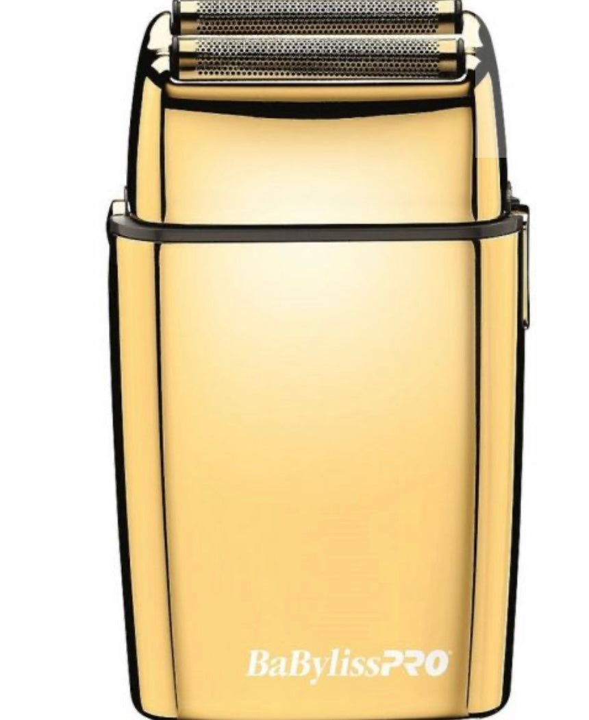 Babyliss PRO FOILFX02 Cordless Metal Double Foil Shaver-Gold