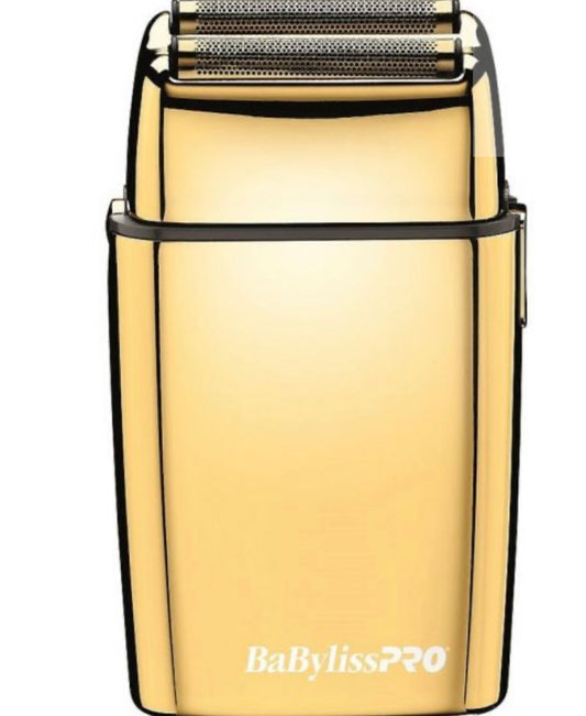 Babyliss PRO FOILFX02 Cordless Metal Double Foil Shaver-Gold