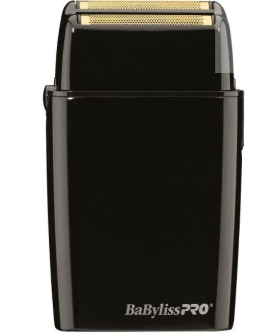 Babyliss PRO FOILFX02 Cordless Metal Double Foil Shaver-Black