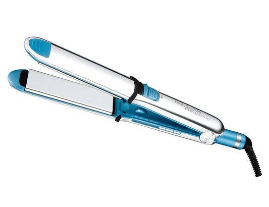 BabylissPRO Nano Titanium Prima3300 Ionic Hair Straightener, Curl and Straighten Hair With one Professional Tool
