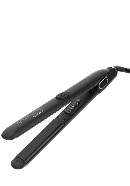 Gamma+ Keratin Glory Flat Iron- Black