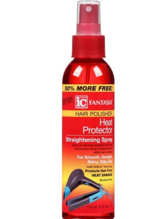 Fantasia IC Polisher Heat Protector Straightening Spray 6oz