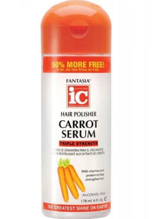 Fantasia IC Hair Polisher Carrot Growth Serum 6oz