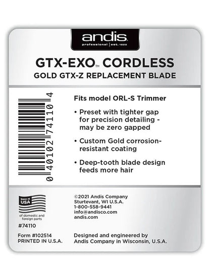 Andis GTX-EXO Deep Tooth Gold Replacement Blade