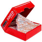 Dorco Stainless steel single edge razor blades 100ct-red